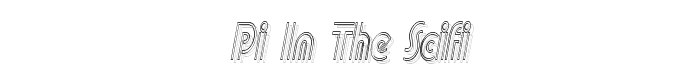 Pi in the SciFi font